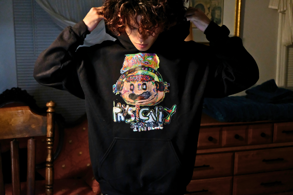 phy$ically i'm here (hoodie)