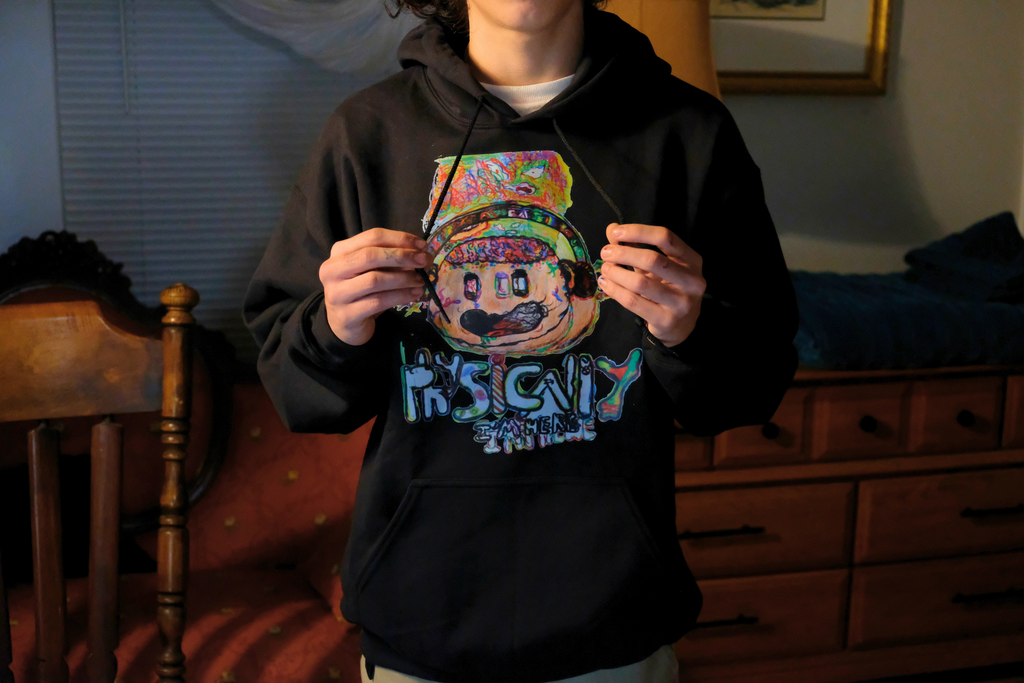 phy$ically i'm here (hoodie)