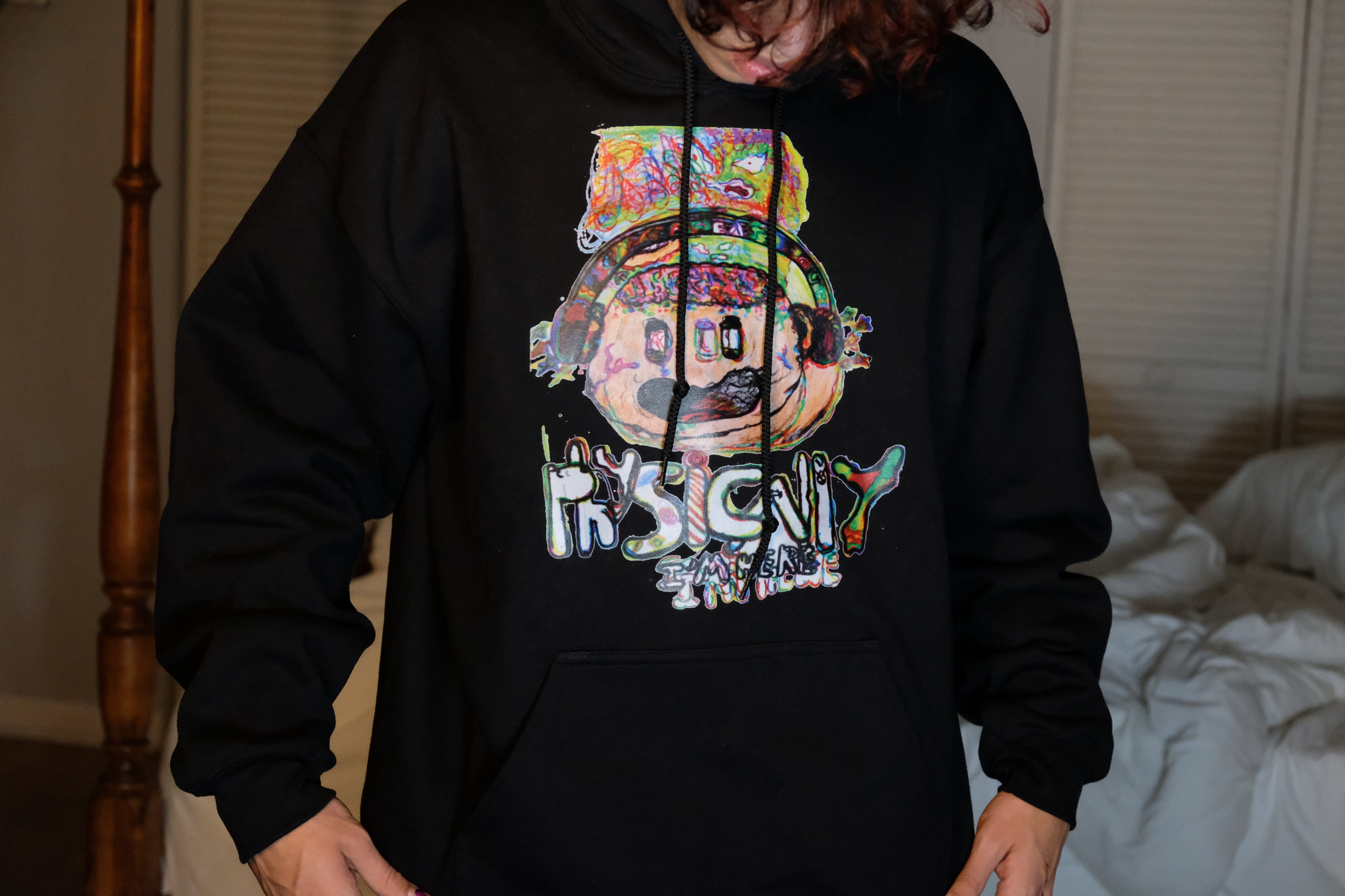 phy$ically i'm here (hoodie)