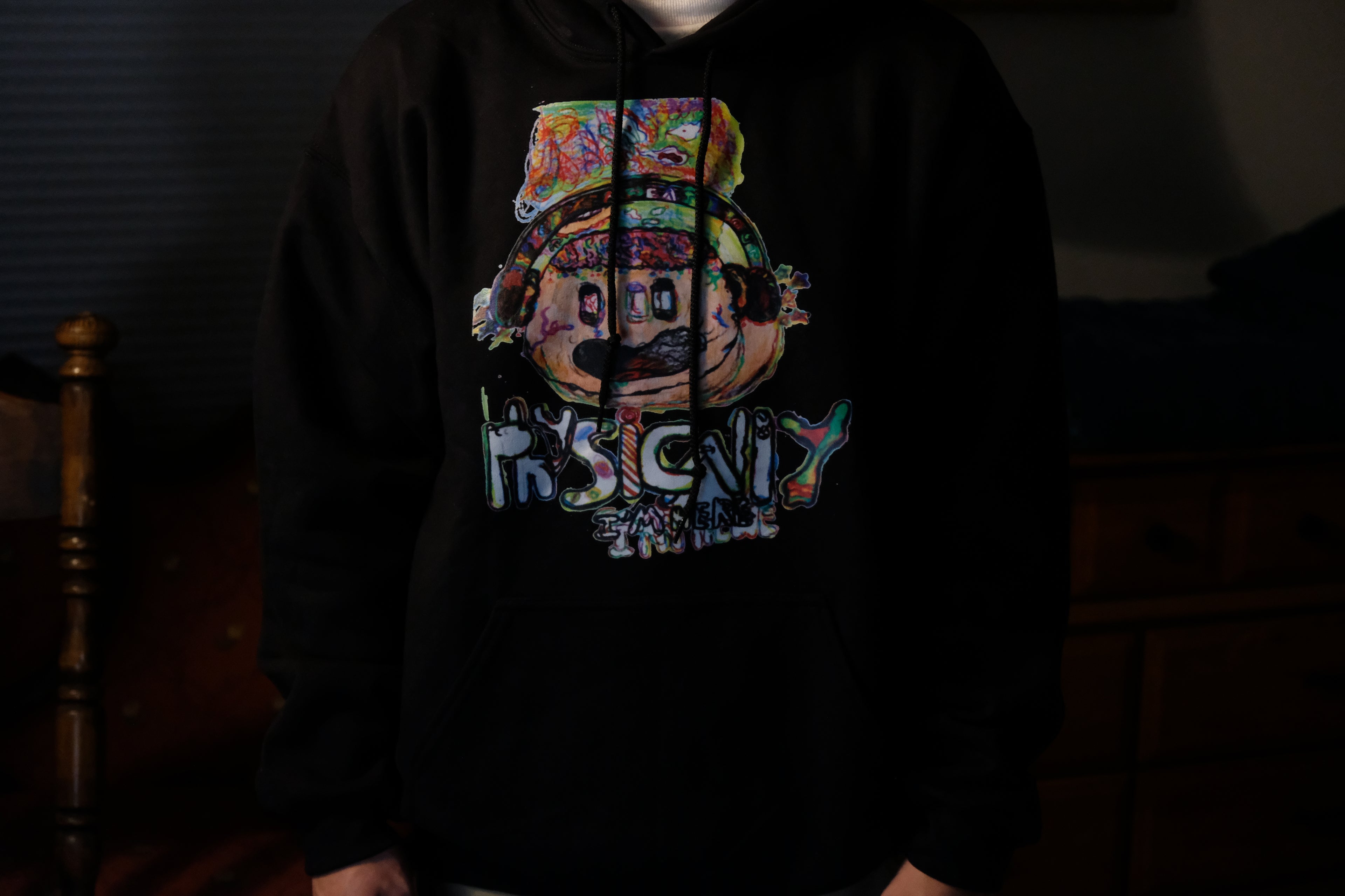 phy$ically i'm here (hoodie)