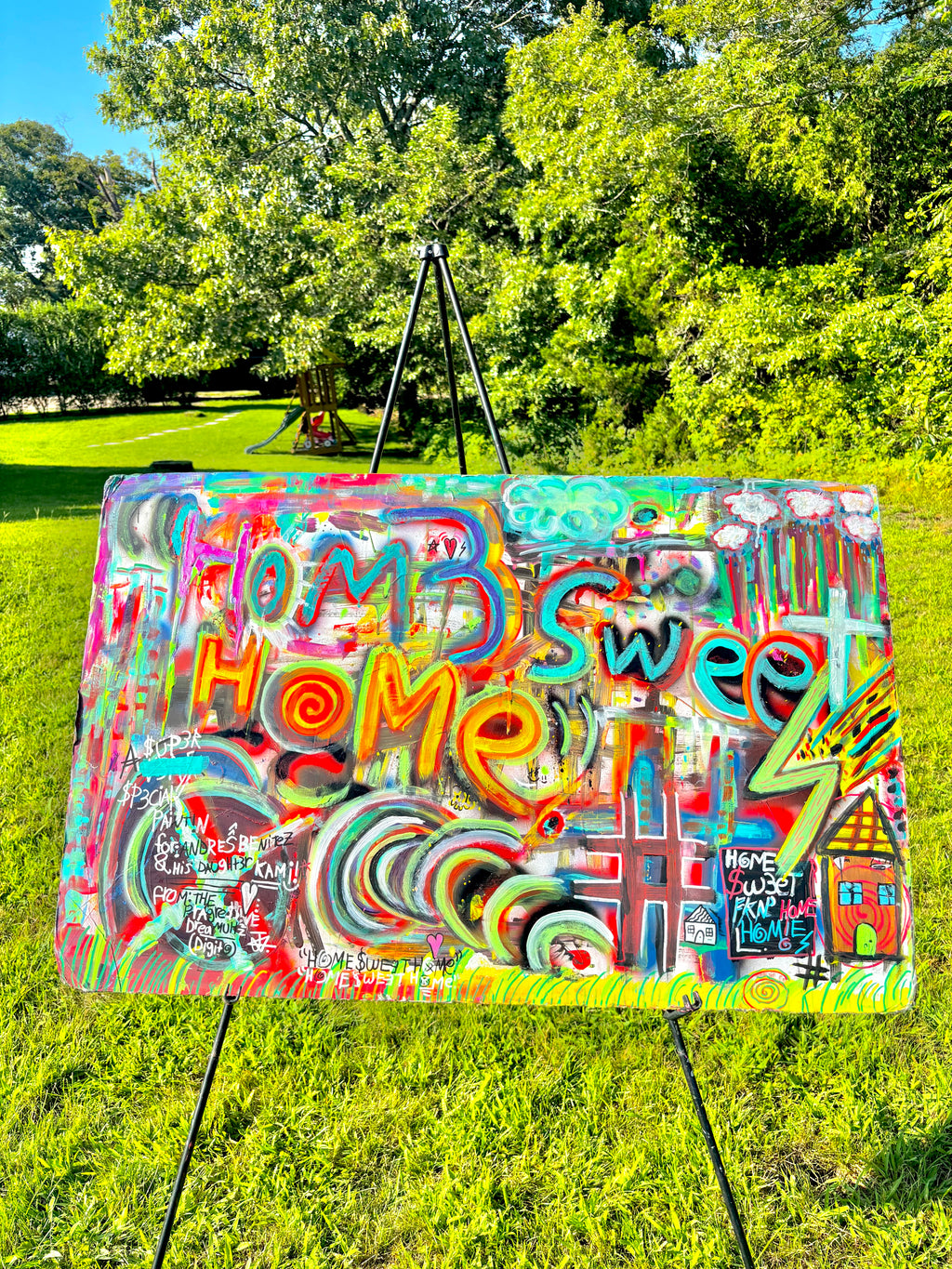 Home Sweet Home (painting on canvas)