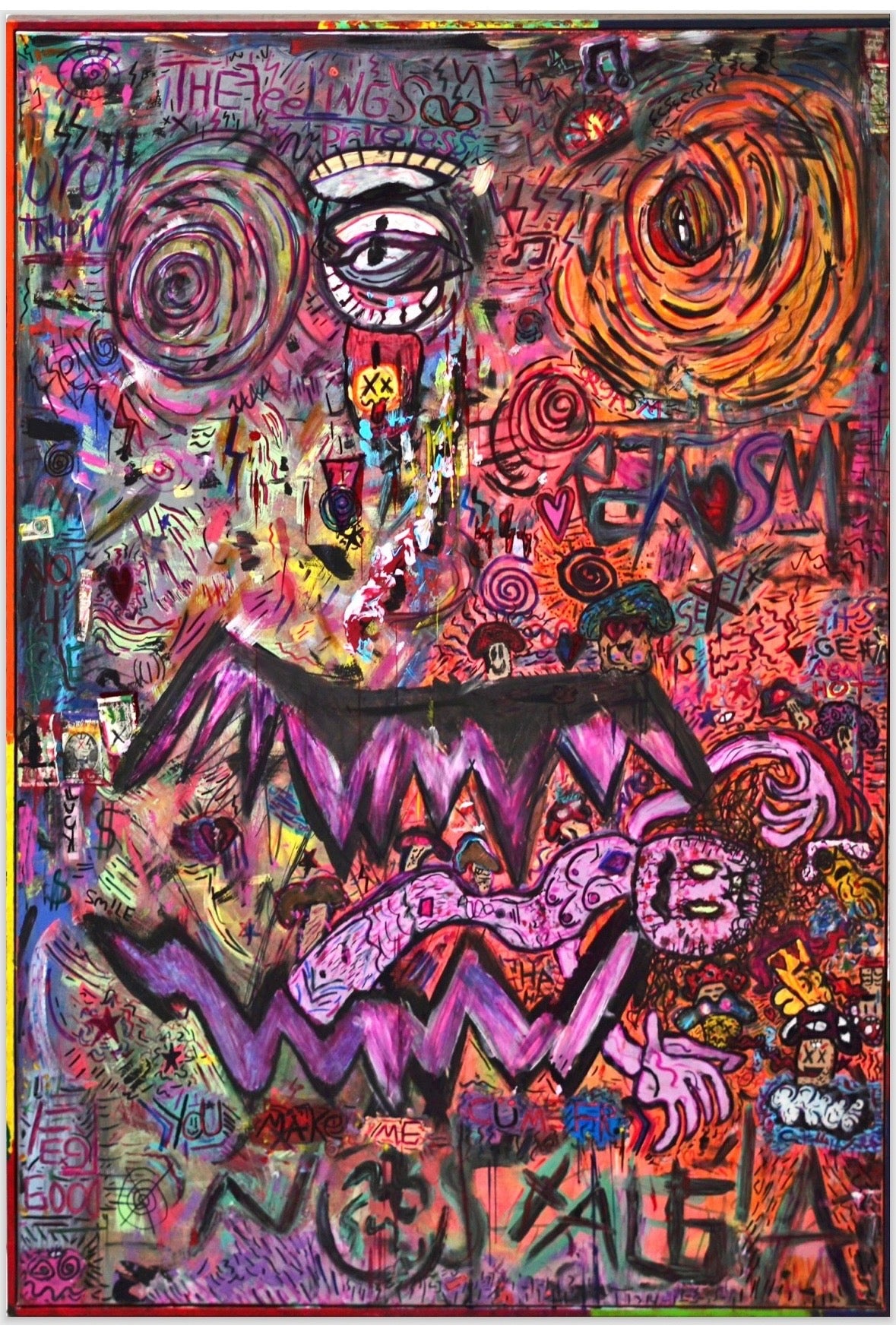 ØRGÆYAY of EMOT!ON$ (painting on canvas)