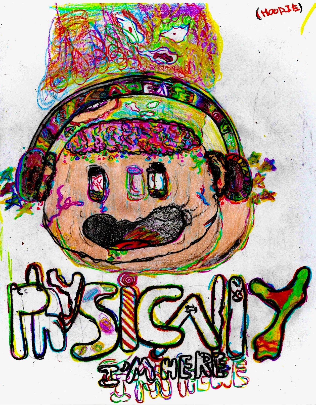 Physically I'm Here (illustration)